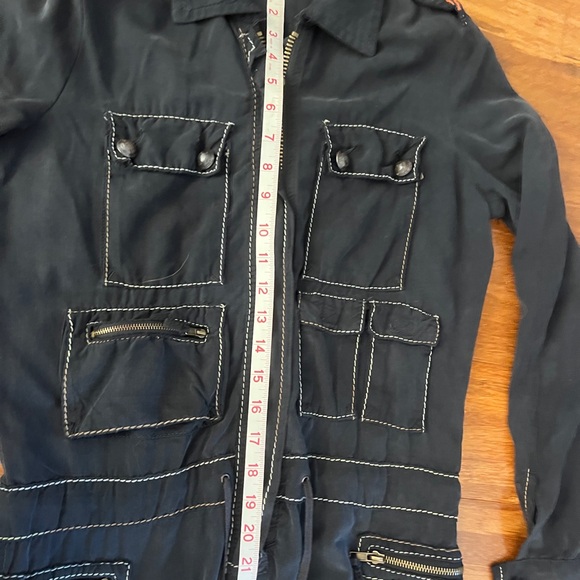 Danang Washed Silk Flightsuit Jumpsuit S - Picture 10 of 14